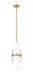 Pendant Z-Lite 1946P-ROD-MGLD Modern Gold Cayden 1 Light Pendant Z-Lite