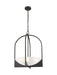 Pendant Z-Lite 1947-24MB Matte Black Devon 4 Light Pendant Z-Lite