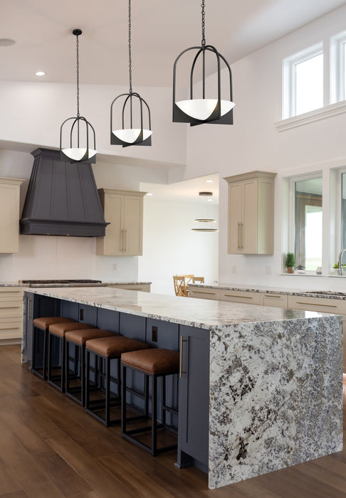 Pendant Z-Lite 1947-24MB Matte Black Devon 4 Light Pendant Z-Lite