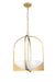 Pendant Z-Lite 1947-24MGLD Modern Gold Devon 4 Light Pendant Z-Lite