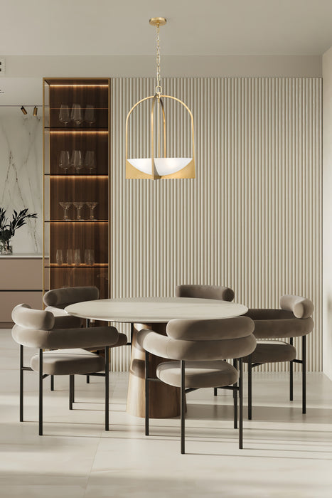 Pendant Z-Lite 1947-24MGLD Modern Gold Devon 4 Light Pendant Z-Lite