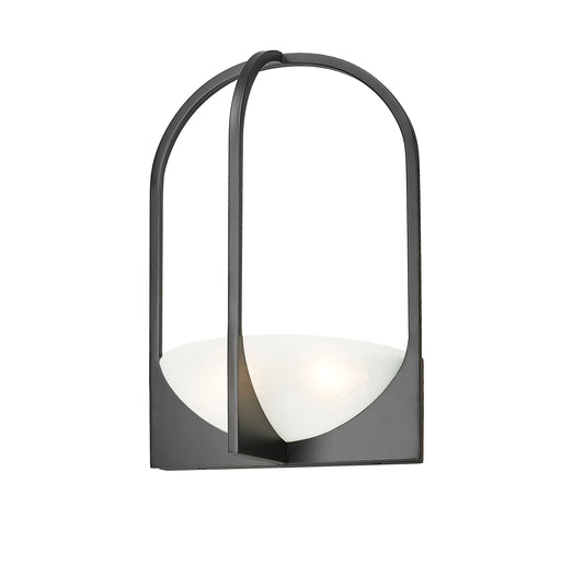 Wall Sconce Z-Lite 1947-2S-MB Matte Black Devon 2 Light Wall Sconce Z-Lite