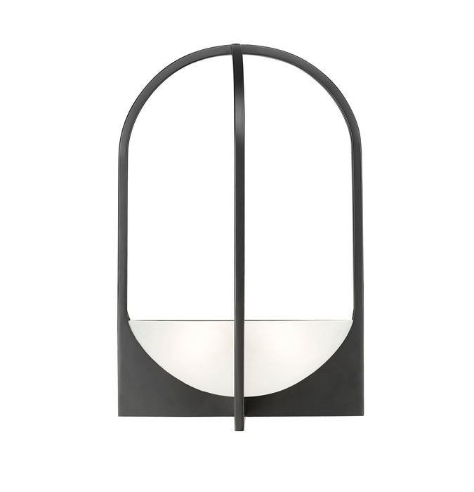 Wall Sconce Z-Lite 1947-2S-MB Matte Black Devon 2 Light Wall Sconce Z-Lite
