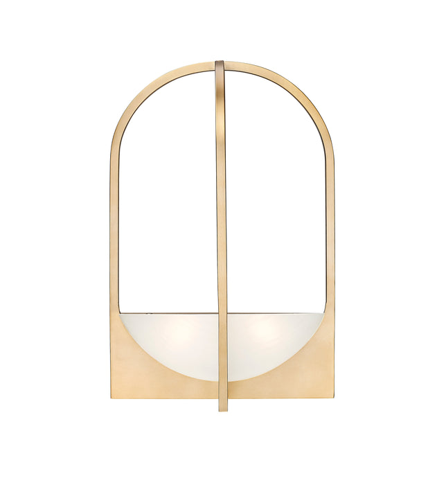 Wall Sconce Z-Lite 1947-2S-MGLD Modern Gold Devon 2 Light Wall Sconce Z-Lite