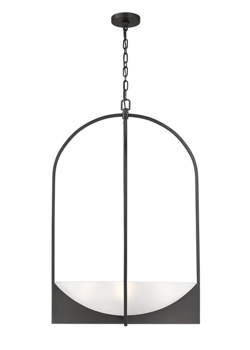 Chandelier Z-Lite 1947-38MB Matte Black Devon 6 Light Chandelier Z-Lite