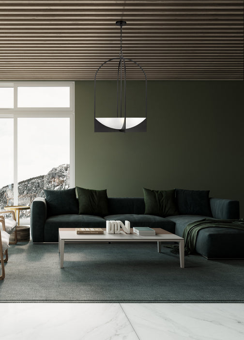 Chandelier Z-Lite 1947-38MB Matte Black Devon 6 Light Chandelier Z-Lite