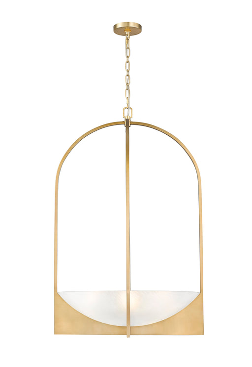 Chandelier Z-Lite 1947-38MGLD Modern Gold Devon 6 Light Chandelier Z-Lite