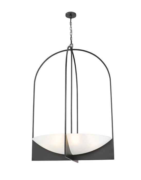 Chandelier Z-Lite 1947-48MB Matte Black Devon 8 Light Chandelier Z-Lite