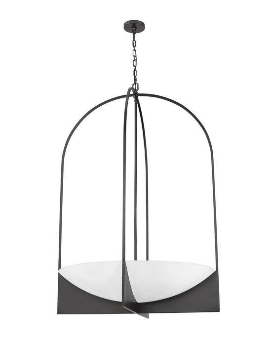 Chandelier Z-Lite 1947-48MB Matte Black Devon 8 Light Chandelier Z-Lite