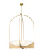Chandelier Z-Lite 1947-48MGLD Modern Gold Devon 8 Light Chandelier Z-Lite