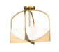 Semi Flush Mount Z-Lite 1947SFS-MGLD Modern Gold Devon 4 Light Semi Flush Mount Z-Lite