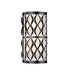 Wall Sconce Z-Lite 1948-2S-MB Matte Black Harden 2 Light Wall Sconce Z-Lite