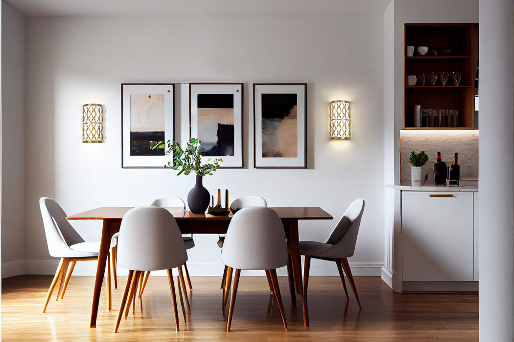 Wall Sconce Z-Lite 1948-2S-MGLD Modern Gold Harden 2 Light Wall Sconce Z-Lite