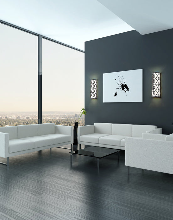 Wall Sconce Z-Lite 1948-3S-MB Matte Black Harden 3 Light Wall Sconce Z-Lite