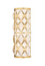 Wall Sconce Z-Lite 1948-3S-MGLD Modern Gold Harden 3 Light Wall Sconce Z-Lite