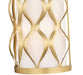Wall Sconce Z-Lite 1948-3S-MGLD Modern Gold Harden 3 Light Wall Sconce Z-Lite