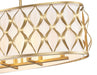 Linear Chandelier Z-Lite 1948-42L-MGLD Modern Gold Harden 10 Light Linear Chandelier Z-Lite
