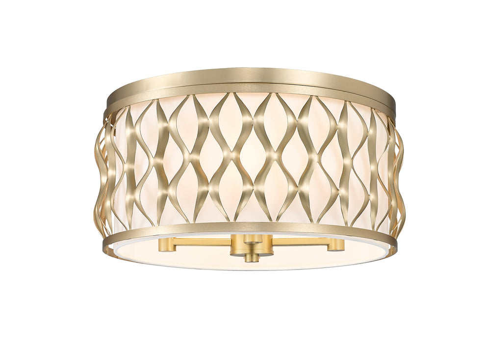 Flush mount Z-Lite 1948F16-MGLD Modern Gold Harden 4 Light Flush mount Z-Lite