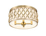 Flush mount Z-Lite 1948F16-MGLD Modern Gold Harden 4 Light Flush mount Z-Lite