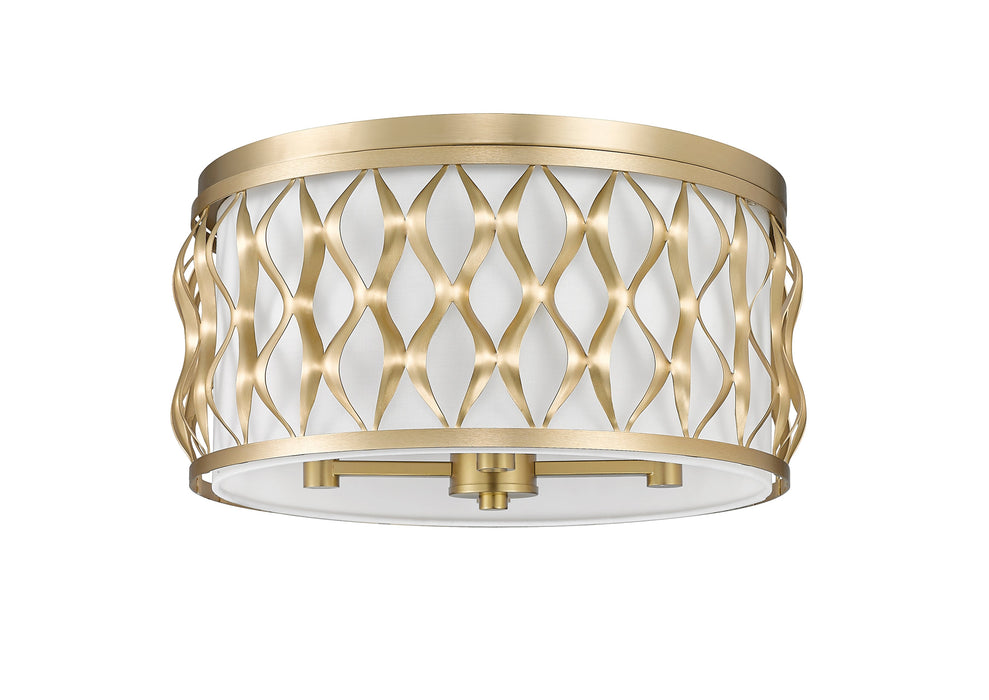 Flush mount Z-Lite 1948F16-MGLD Modern Gold Harden 4 Light Flush mount Z-Lite