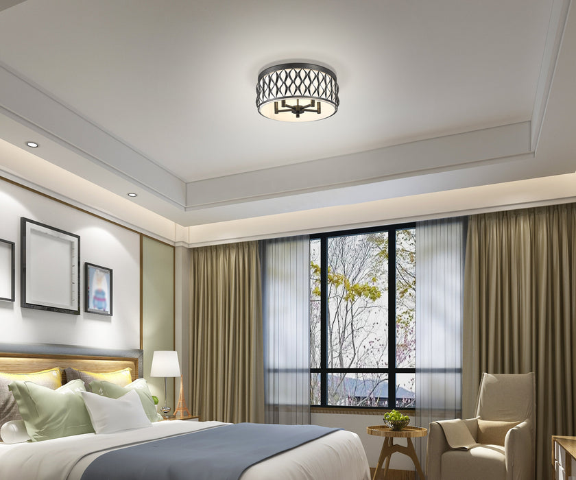 Flush mount Z-Lite 1948F20-MB Matte Black Harden 5 Light Flush mount Z-Lite