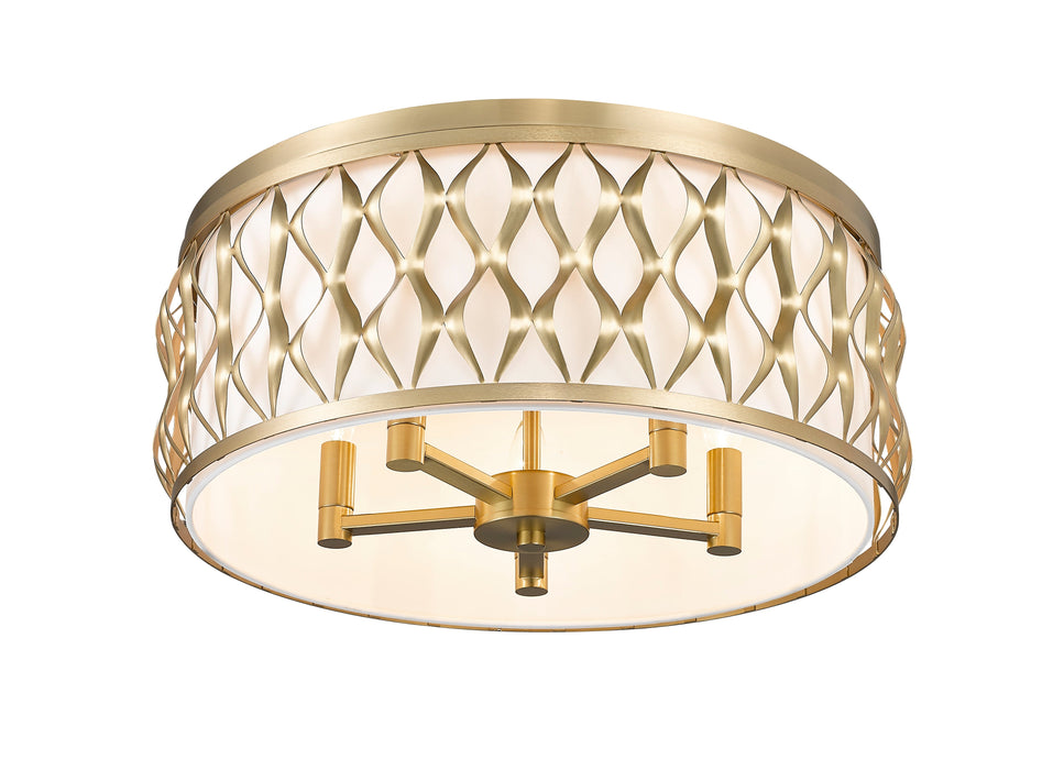 Flush mount Z-Lite 1948F20-MGLD Modern Gold Harden 5 Light Flush mount Z-Lite