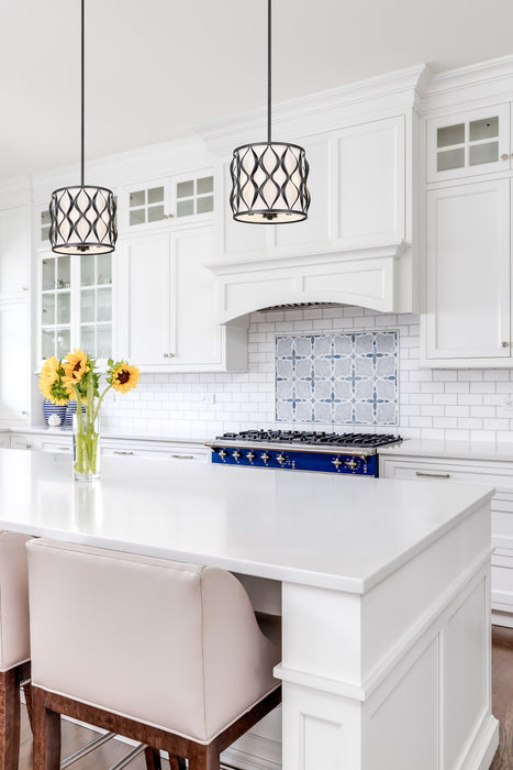 Pendant Z-Lite 1948P12-MB Matte Black Harden 3 Light Pendant Z-Lite