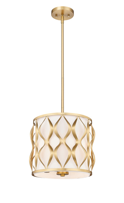 Pendant Z-Lite 1948P12-MGLD Modern Gold Harden 3 Light Pendant Z-Lite