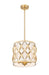 Pendant Z-Lite 1948P12-MGLD Modern Gold Harden 3 Light Pendant Z-Lite