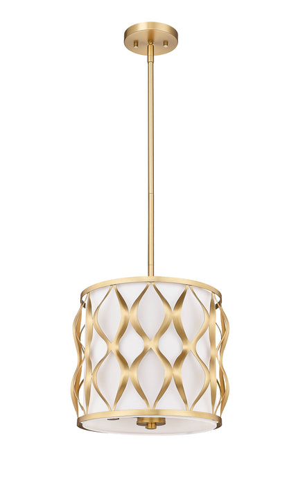 Pendant Z-Lite 1948P12-MGLD Modern Gold Harden 3 Light Pendant Z-Lite