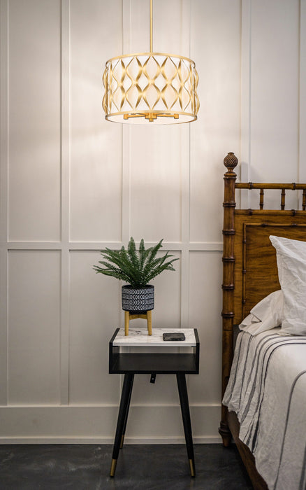 Pendant Z-Lite 1948P18-MGLD Modern Gold Harden 5 Light Pendant Z-Lite