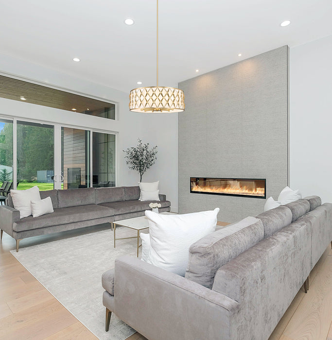 Pendant Z-Lite 1948P32-MGLD Modern Gold Harden 10 Light Pendant Z-Lite