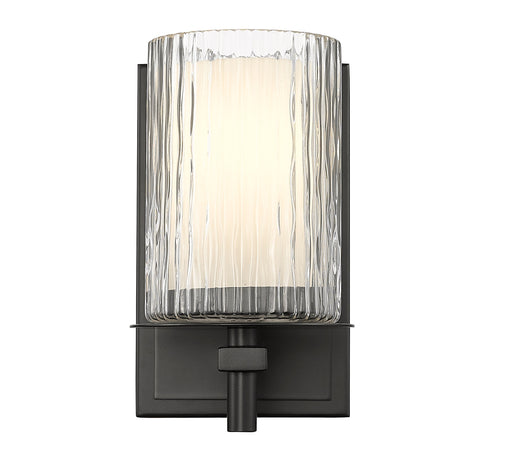 Wall Sconce Z-Lite 1949-1S-MB Matte Black Grayson 1 Light Wall Sconce Z-Lite