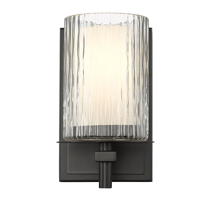 Wall Sconce Z-Lite 1949-1S-MB Matte Black Grayson 1 Light Wall Sconce Z-Lite