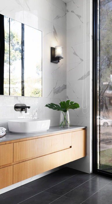 Wall Sconce Z-Lite 1949-1S-MB Matte Black Grayson 1 Light Wall Sconce Z-Lite