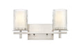 Vanity Z-Lite 1949-2V-BN Brushed Nickel Grayson 2 Light Vanity Z-Lite