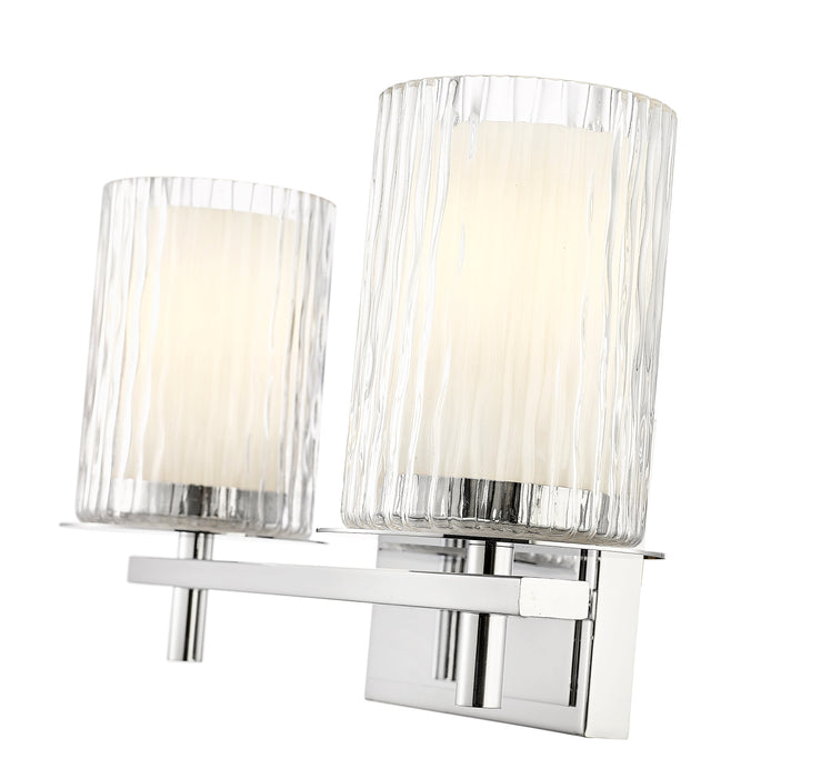 Vanity Z-Lite 1949-2V-CH Chrome Grayson 2 Light Vanity Z-Lite