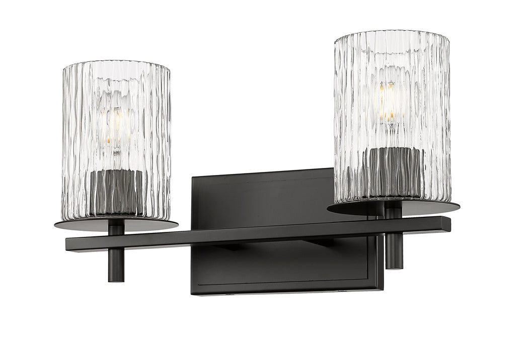 Vanity Z-Lite 1949-2V-MB Matte Black Grayson 2 Light Vanity Z-Lite