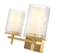 Vanity Z-Lite 1949-2V-MGLD Modern Gold Grayson 2 Light Vanity Z-Lite