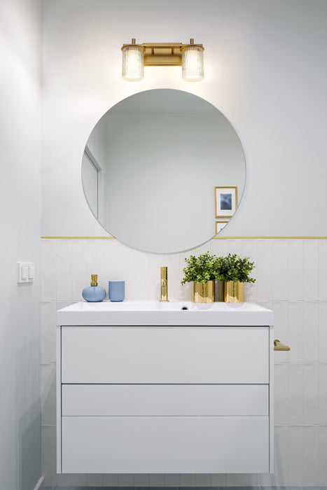 Vanity Z-Lite 1949-2V-MGLD Modern Gold Grayson 2 Light Vanity Z-Lite