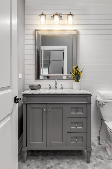 Vanity Z-Lite 1949-3V-BN Brushed Nickel Grayson 3 Light Vanity Z-Lite