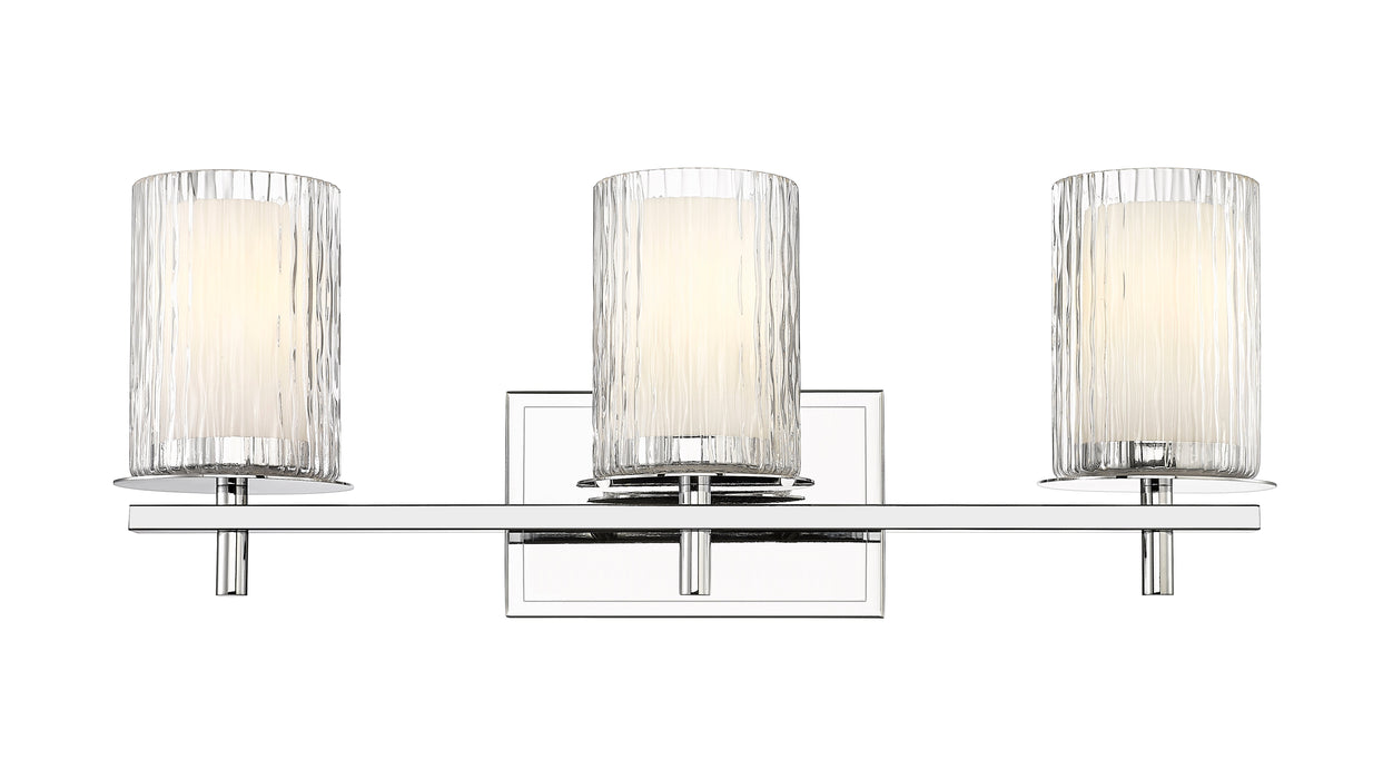 Vanity Z-Lite 1949-3V-CH Chrome Grayson 3 Light Vanity Z-Lite