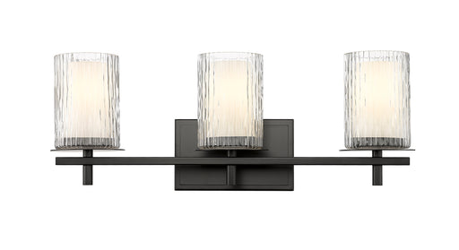 Vanity Z-Lite 1949-3V-MB Matte Black Grayson 3 Light Vanity Z-Lite