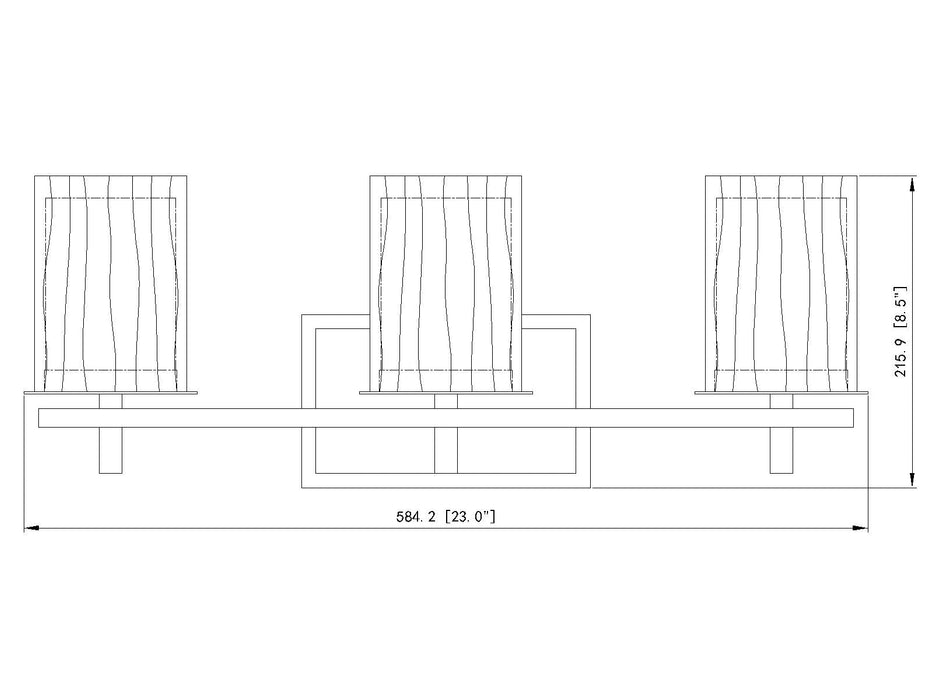 Vanity Z-Lite 1949-3V-MB Matte Black Grayson 3 Light Vanity Z-Lite