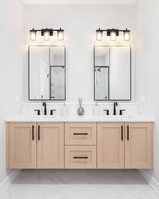 Vanity Z-Lite 1949-3V-MB Matte Black Grayson 3 Light Vanity Z-Lite