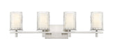 Vanity Z-Lite 1949-4V-BN Brushed Nickel Grayson 4 Light Vanity Z-Lite
