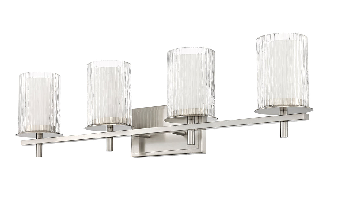 Vanity Z-Lite 1949-4V-BN Brushed Nickel Grayson 4 Light Vanity Z-Lite