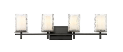 Vanity Z-Lite 1949-4V-MB Matte Black Grayson 4 Light Vanity Z-Lite