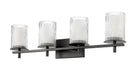 Vanity Z-Lite 1949-4V-MB Matte Black Grayson 4 Light Vanity Z-Lite