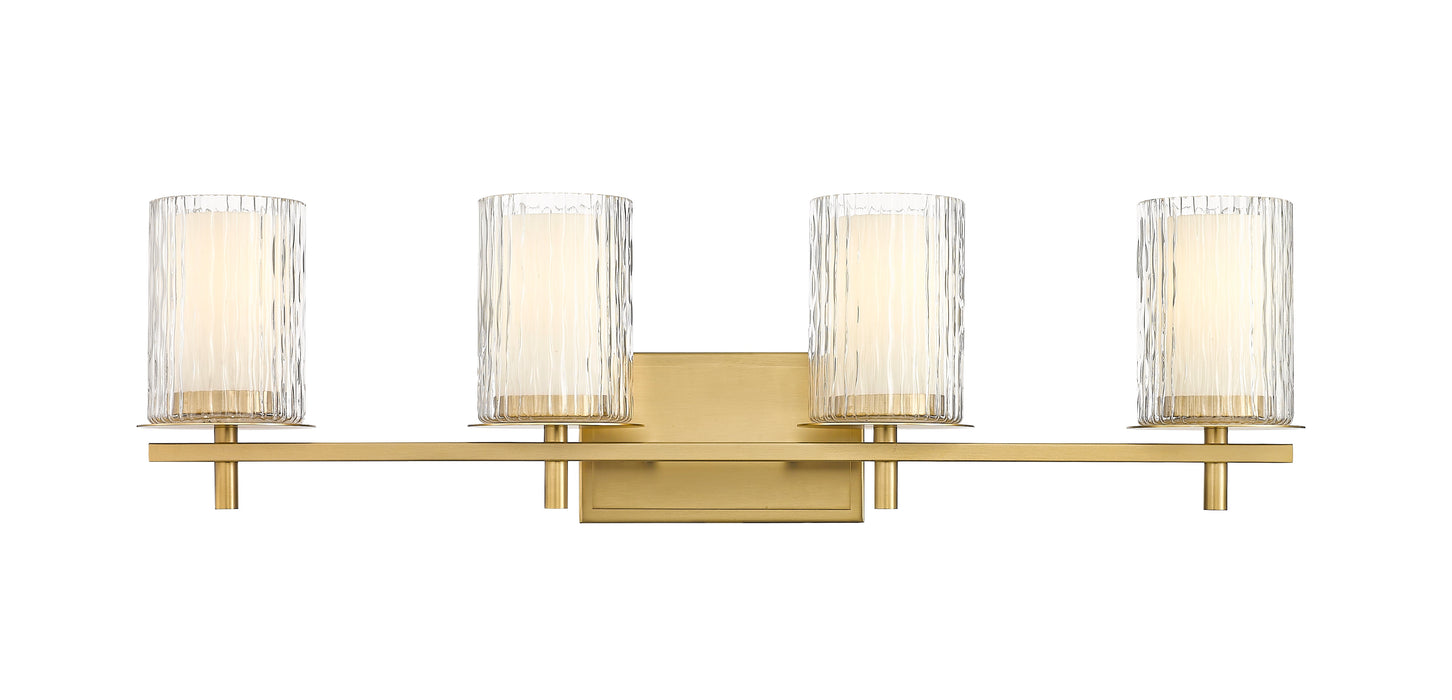 Vanity Z-Lite 1949-4V-MGLD Modern Gold Grayson 4 Light Vanity Z-Lite